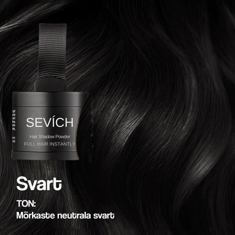 Sevich HairFusion – Professionell hårfiber för volym och gråhårstäckning-VaruZ-Svart-Hemnix