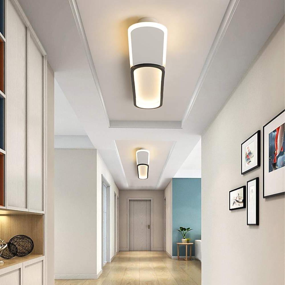 2 Rektangulära Infällda Taklampor Minimalistisk LED-belysning Carvallo