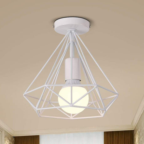 1-Ljus Mini Metall Geometrisk LED Retro Taklampa Carvallo