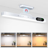 RoyaleGlow Bärbar LED Skrivbordslampa - Magnetisk, Fjärrstyrd Dimbart med 3 Färglägen Carvallo