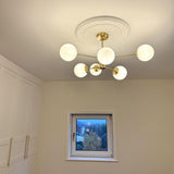 Mid-Century Globe Kandelaber – 6/8/12 Ljus Carvallo