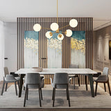 Mid-Century Globe Kandelaber – 6/8/12 Ljus Carvallo