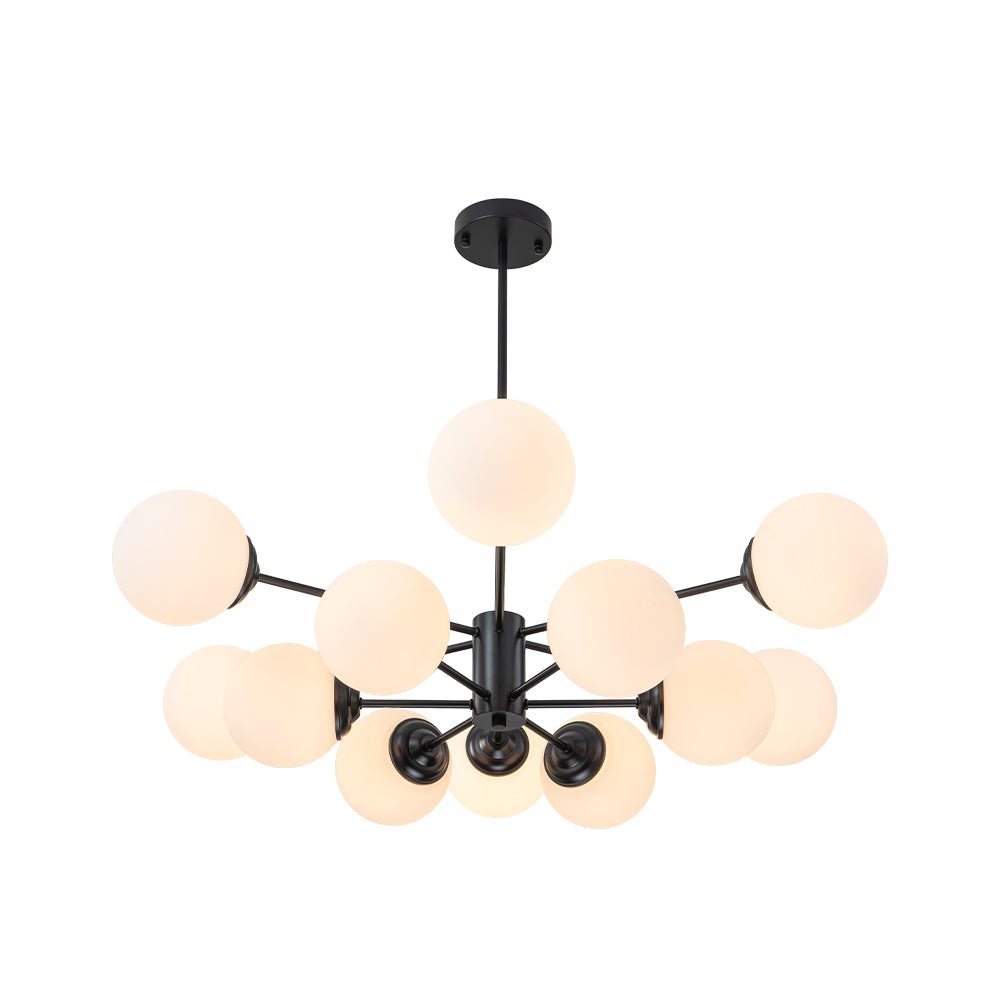 Mid-Century Globe Kandelaber – 6/8/12 Ljus Carvallo