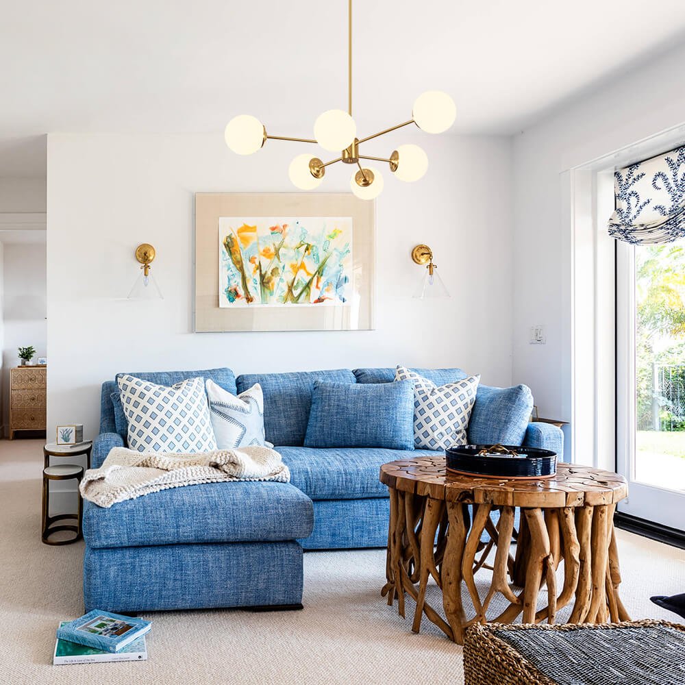 Mid-Century Globe Kandelaber – 6/8/12 Ljus Carvallo