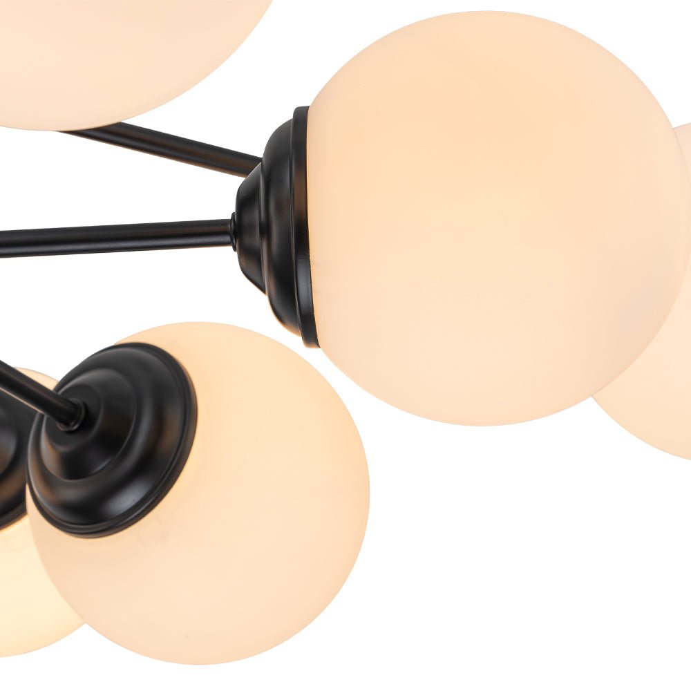 Mid-Century Globe Kandelaber – 6/8/12 Ljus Carvallo