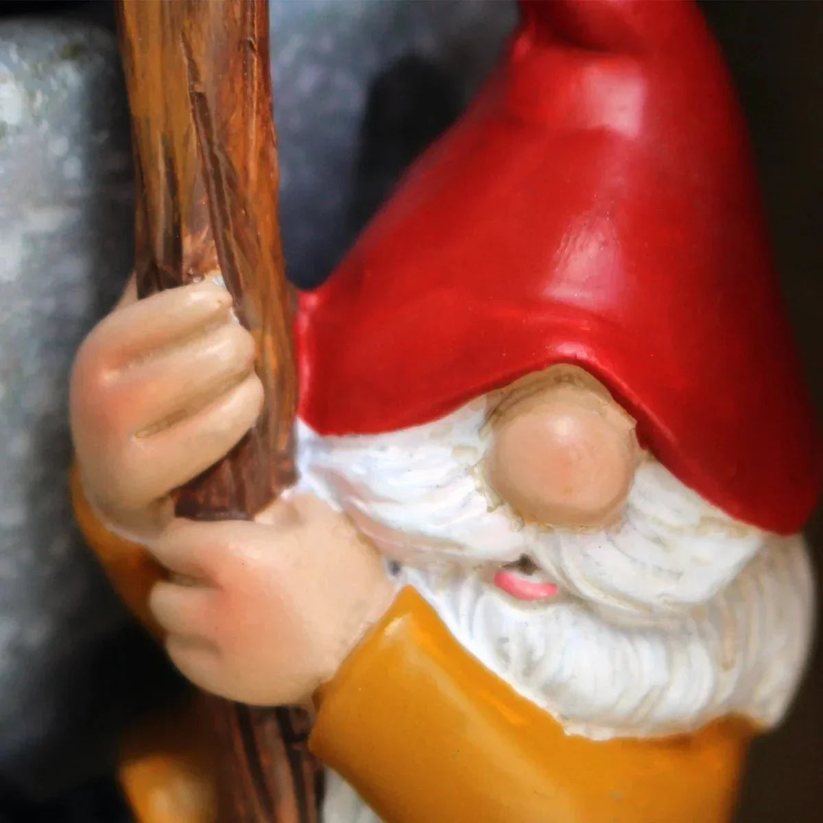 Tre-delad trädgårdsgnome dekorationer växthus utomhusdekor Carvallo