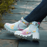 Tie Dye Ankelstövlar-Shoes for Women-Hemnix-Hemnix