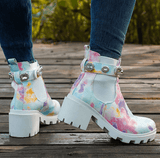 Tie Dye Ankelstövlar-Shoes for Women-Hemnix-Hemnix
