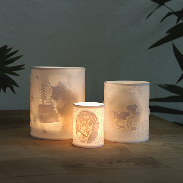 AuraSculpt – Konstnärlig 3D-tryckt Lampa Carvallo