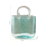 Transparent Pastell Handväska Form Vas - Glas Modern Dekor Carvallo