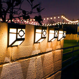 Carvallo Solarlampa Vägg i Japansk Stil | Väderbeständig & Energibesparande | Varm- & Kallvit | Kompaktformat Carvallo