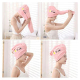 Mikrofiber-hårhandduk med justerbar stängning Carvallo