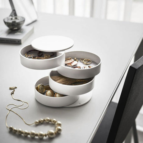 Carvallo – Vridbar Smyckesorganisatör med Mångsidig Förvaringsdesign Carvallo