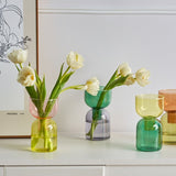 Tvådelat Mini Bud Vase Terrarium Set - Glas Modern Design Carvallo