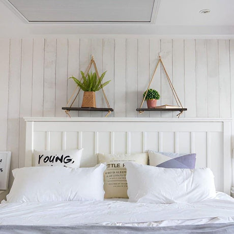 Chic SwingShelf - Minimalistiskt Multifunktionellt Hängande Vägghylla Carvallo