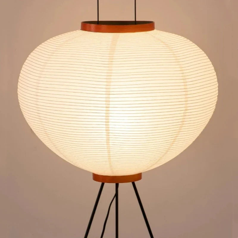 Akari Golvlampa – Japansk Rislampa i Vintage Minimalistisk Stil Hemnix
