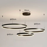 Oslo Modern Ring-Taklampa – Justerbar 3-ringdesign för elegant atmosfär Carvallo