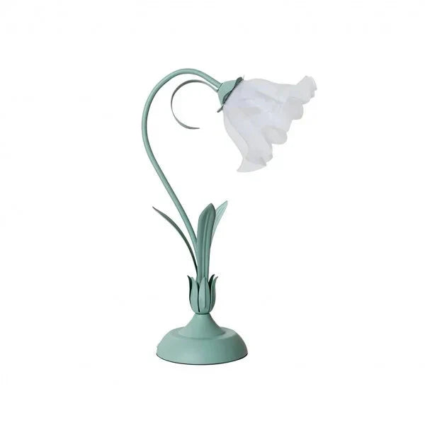Klassisk Vintage Justerbar Blomsterbordslampa – Stilfull och Funktionell Ljus Carvallo