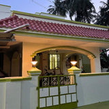 Solär Pelarlampa med Väderbeständig Konstruktion Carvallo