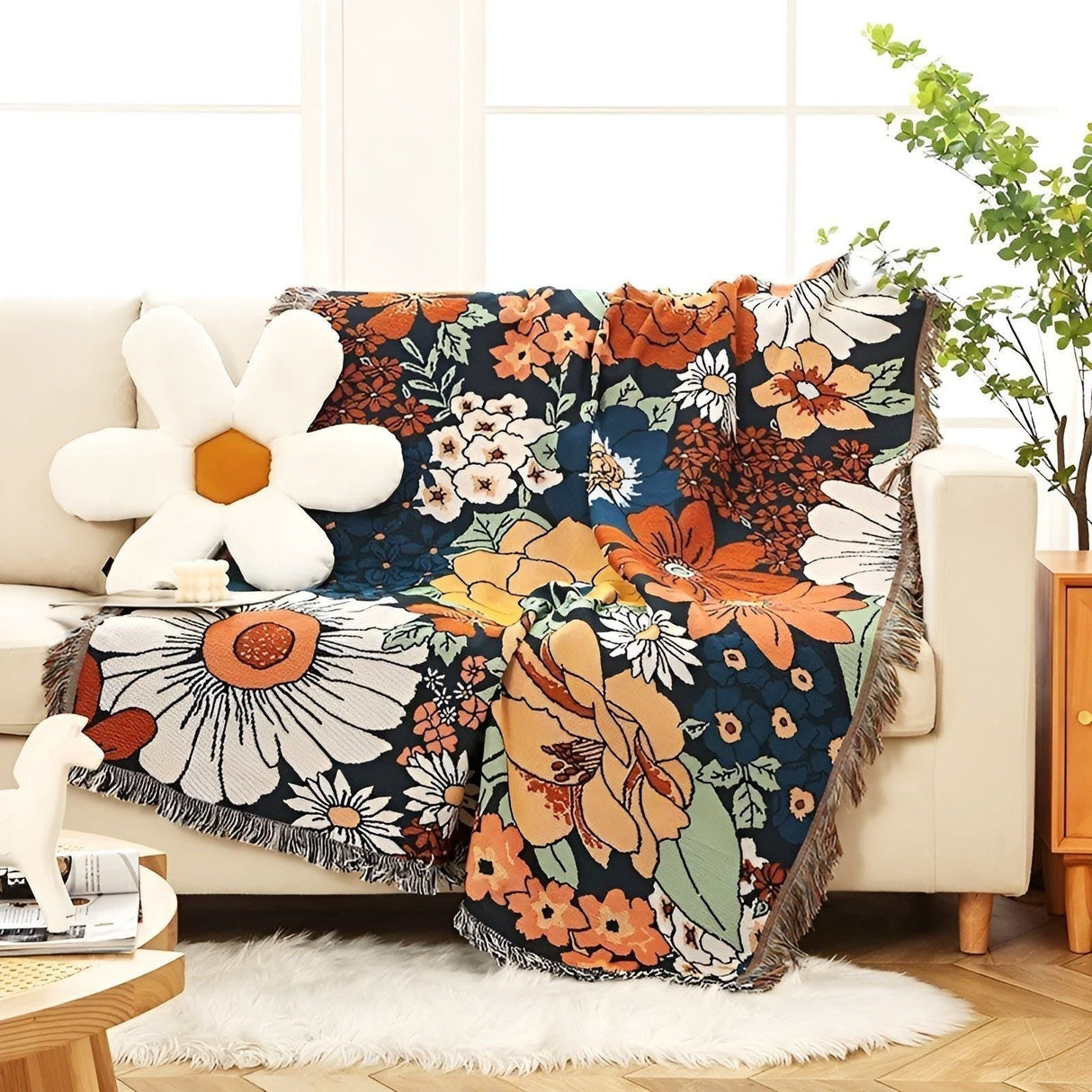 LeopardLuxe Blanket - Multifunktionell Leopard-överdragsteck med Cobertor-puffar Carvallo