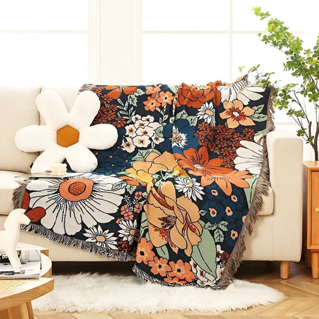 LeopardLuxe Blanket - Multifunktionell Leopard-överdragsteck med Cobertor-puffar Carvallo