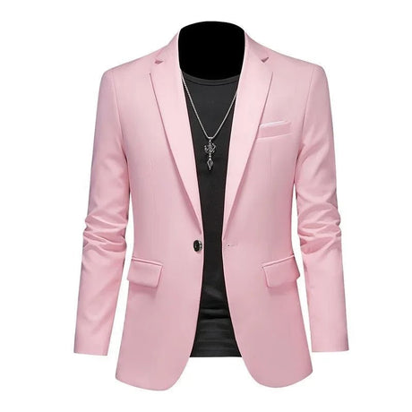 High-end Business Blazer för män-Bellasverige-Rosa-S-Hemnix