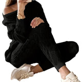 Stickad tröja & byxor för kvinnor Hemnix