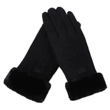 Furry Warm Full Finger vantar-Bellasverige-Svart-Hemnix