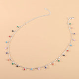 Candy Color Kvinnors Halsband-Hemnix-Silver-Hemnix
