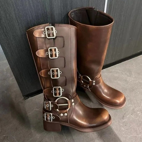 Western Cowboy-stövlar för kvinnor Hemnix
