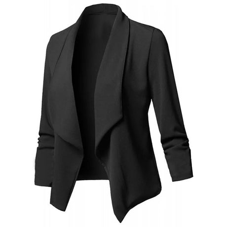 Överdimensionerad öppen blazer för kvinnor Hemnix