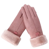Furry Warm Full Finger vantar-Bellasverige-Rosa-Hemnix