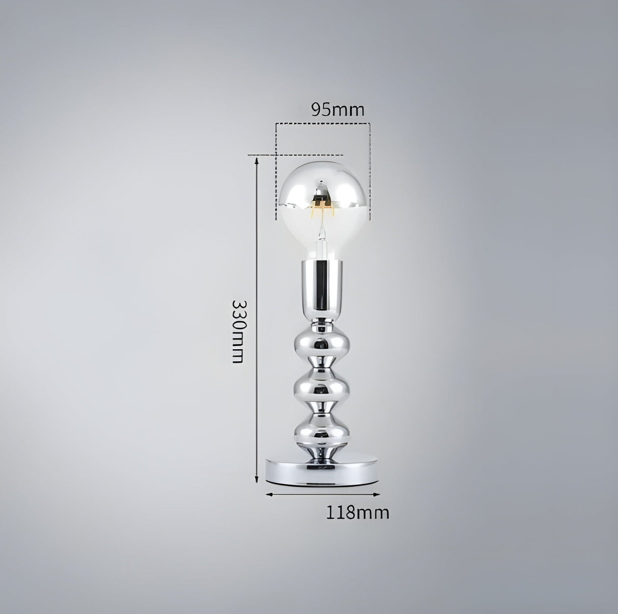 RetroInspira Lampa - Koreansk Vintage LED Skrivbordslampa Carvallo