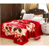 PlushDream Filt - Mjuk Fuskpäls Mikrofiber Dubbel Lager Plyschfilt Carvallo