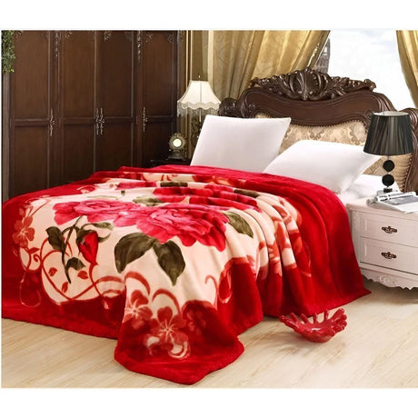 PlushDream Filt - Mjuk Fuskpäls Mikrofiber Dubbel Lager Plyschfilt Carvallo