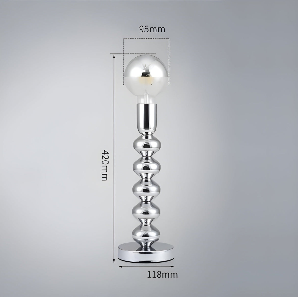 RetroInspira Lampa - Koreansk Vintage LED Skrivbordslampa Carvallo