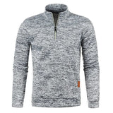 Pullover med halv dragkedja för män