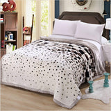 PlushDream Filt - Mjuk Fuskpäls Mikrofiber Dubbel Lager Plyschfilt Carvallo