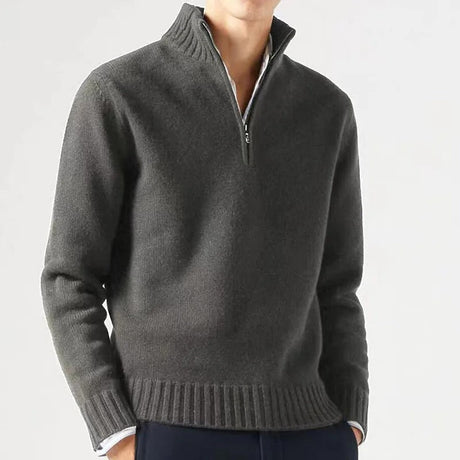 Pullover-tröja för män-Hemnix-Grå-M-Hemnix