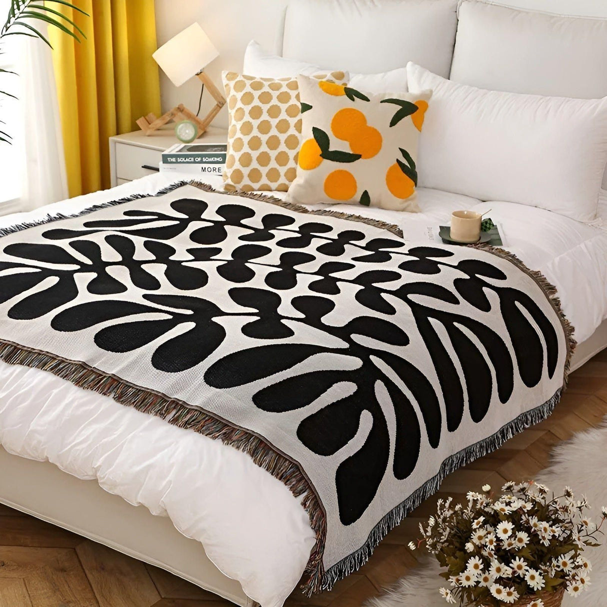 LeopardLuxe Blanket - Multifunktionell Leopard-överdragsteck med Cobertor-puffar Carvallo