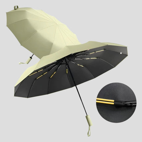 Fällbar paraply – Vindbeständig & UV-skydd | Kompakt & Hållbar Carvallo