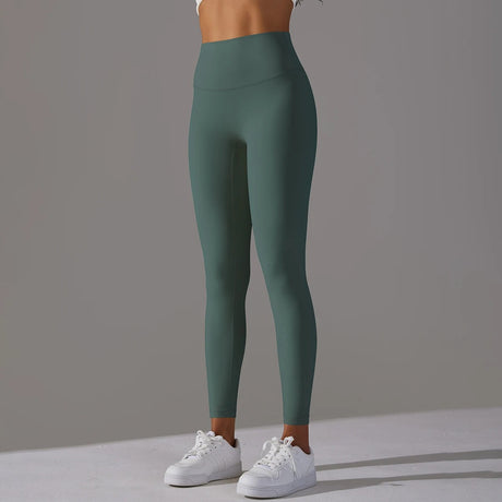 Fitness Leggings med hög midja-Hemnix-Mörkgrön-S-Hemnix
