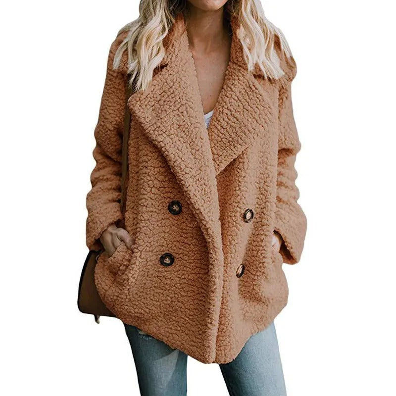 Oversized fluffig fleecejacka för kvinnor-Hemnix-Hemnix