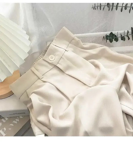 Elastiska byxor med hög midja för kvinnor Bellasverige