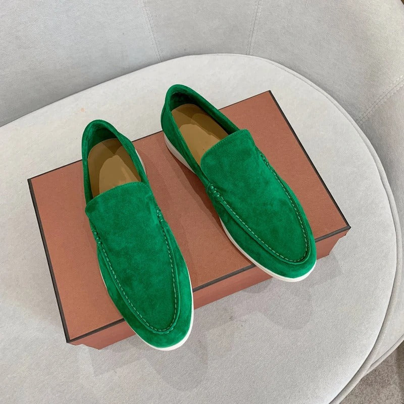 Loafers i mockaläder för män-Hemnix-Grönt-43-Hemnix