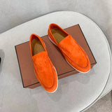 Loafers i mockaläder för män-Hemnix-Orange-43-Hemnix