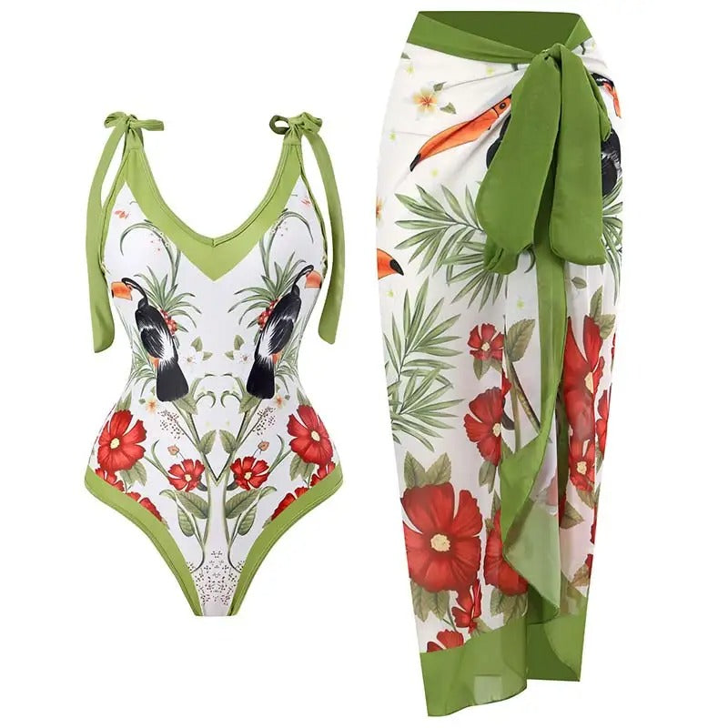 Brazilian Bikini Set för kvinnor-Hemnix-Armégrön-S-Hemnix