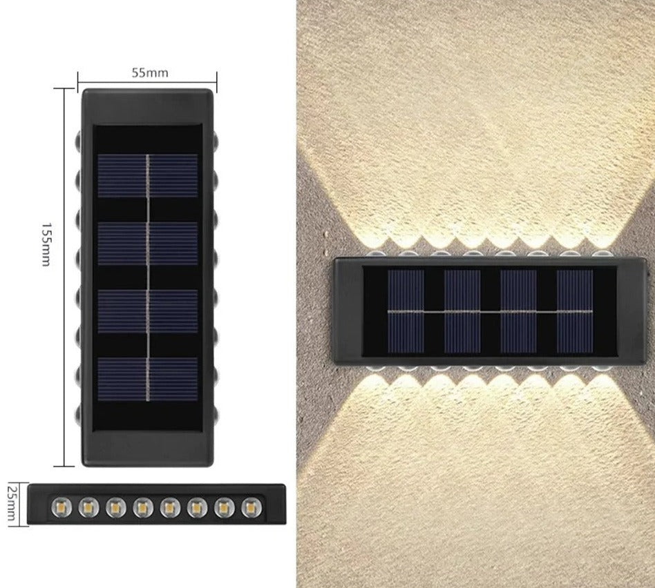RetroGlow - Elegant solcellslampa för utomhusstämning Carvallo