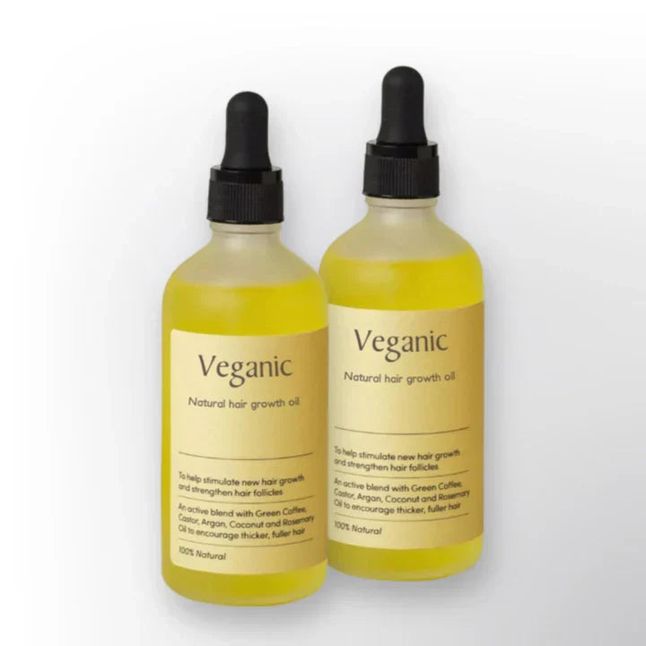 Veganskt hårväxtolja | Naturlig booster för sunt hårväxt Carvallo