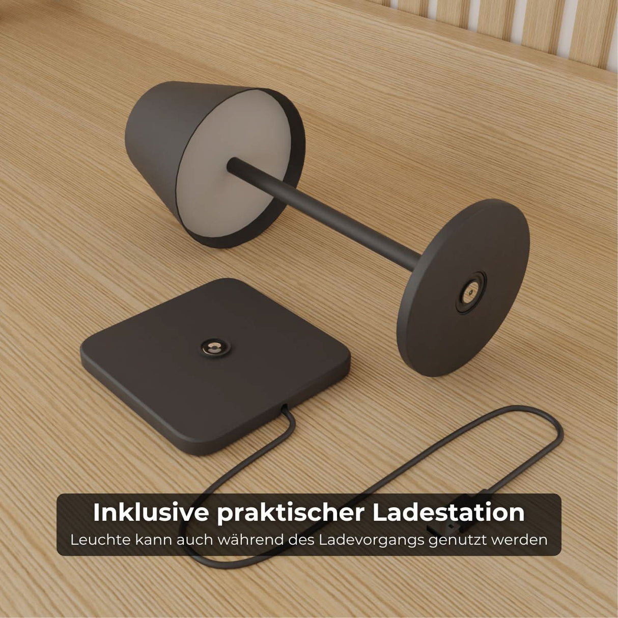 Velaris Batteridriven Bordslampa Carvallo